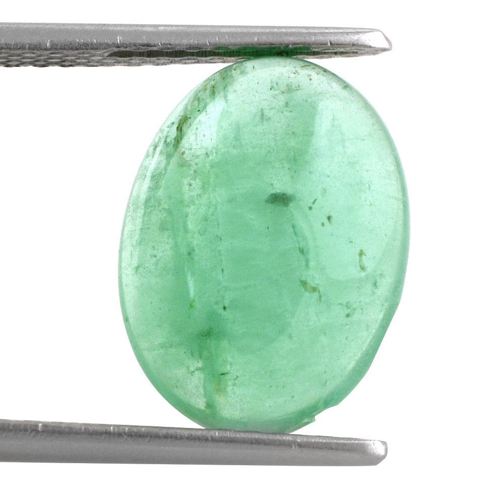 EMERALD OVAL CAB 15.50X11.50MM 6.55 Cts.