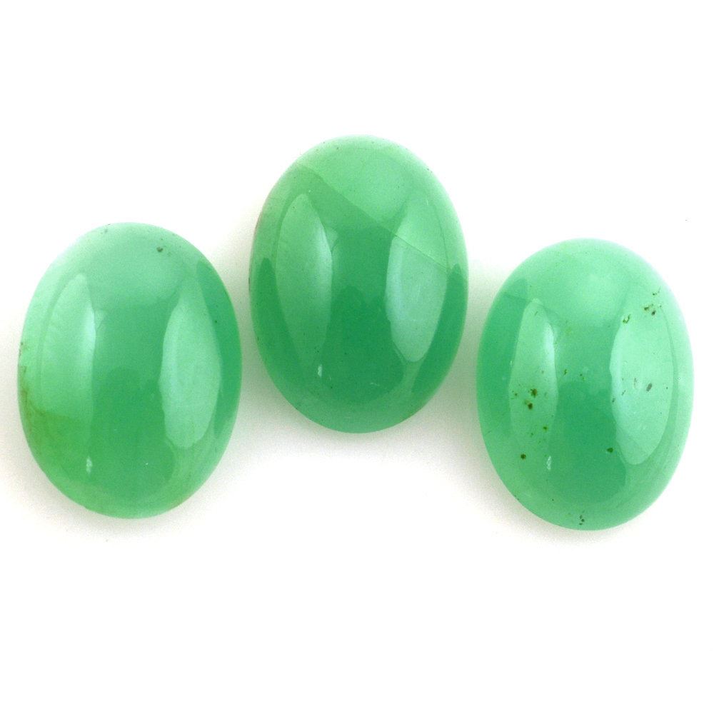 EMERALD OVAL CAB 14X10MM 5.42 Cts.