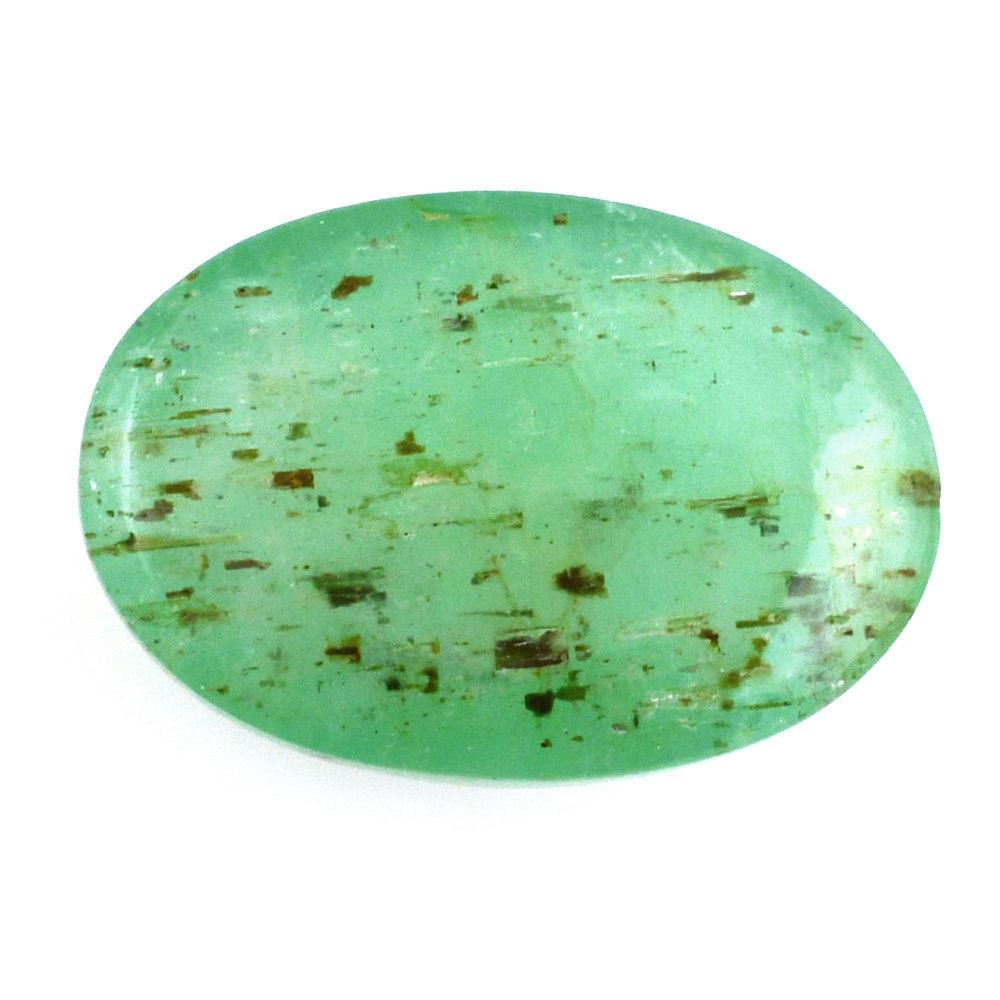 EMERALD OVAL CAB 16X11MM 8.50 Cts.