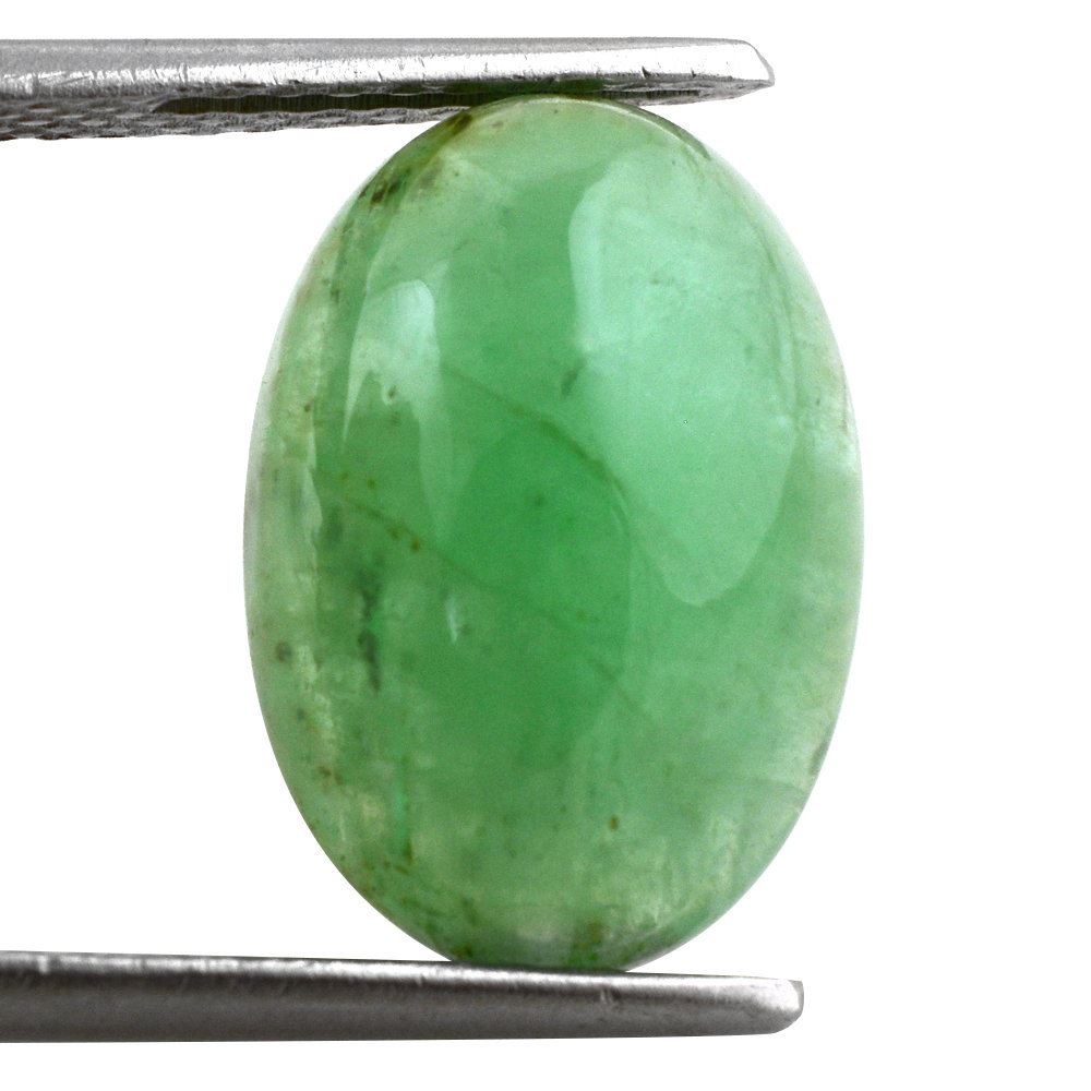 EMERALD OVAL CAB 16X11MM 8.50 Cts.