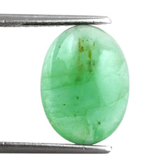 EMERALD OVAL CAB 15X11MM 5.68 Cts.
