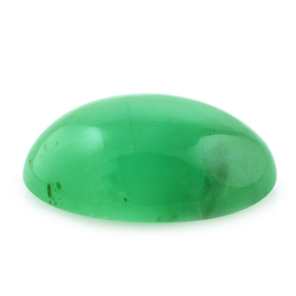 EMERALD OVAL CAB 15X11.50MM 6.75 Cts.