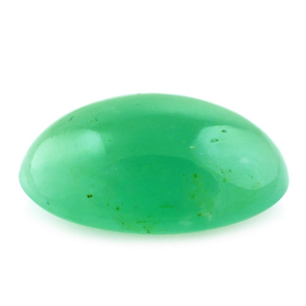 EMERALD OVAL CAB 16X12MM 7.95 Cts.