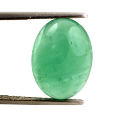 EMERALD OVAL CAB 16X12MM 7.95 Cts.