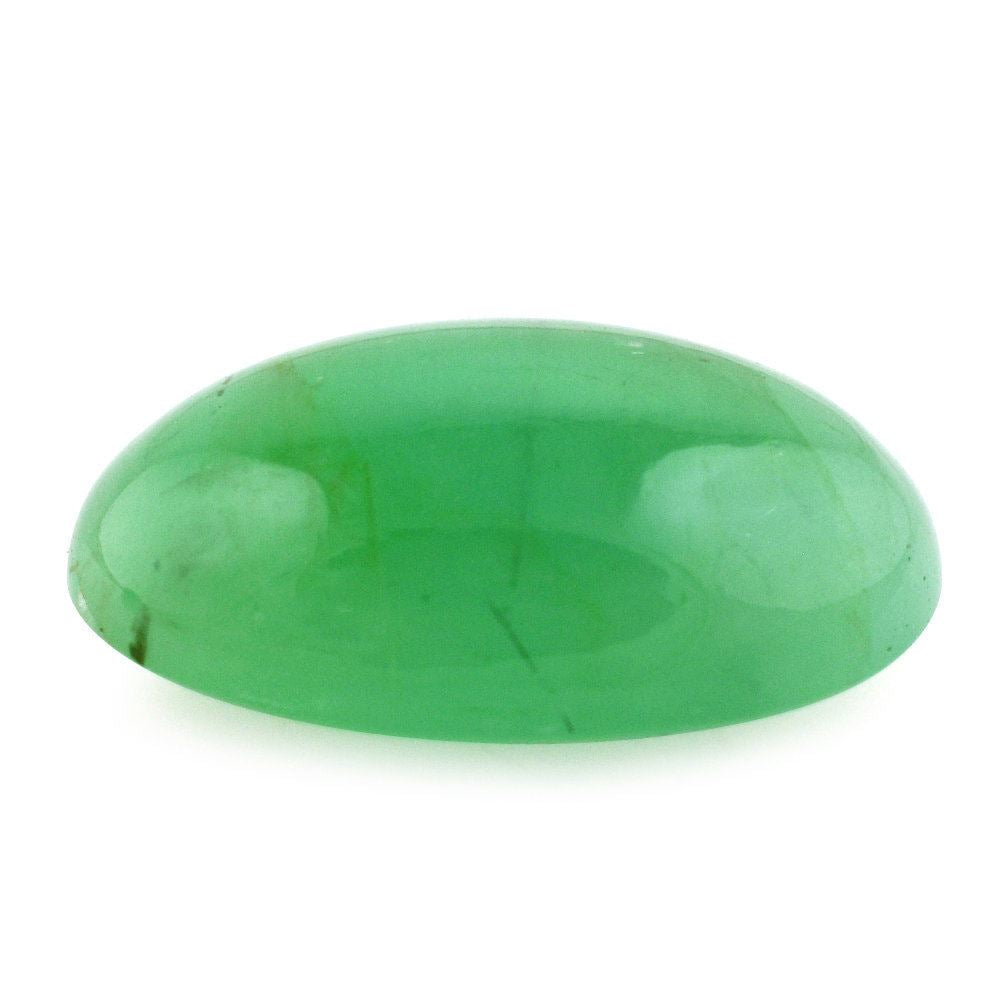 EMERALD OVAL CAB 16X11.50MM 7.60 Cts.