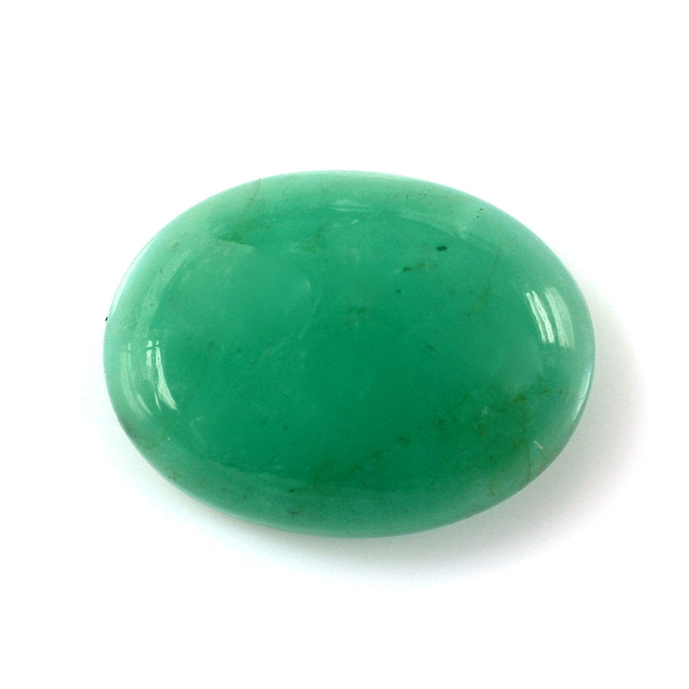 EMERALD OVAL CAB 12.50X9.40MM 3.80 Cts.