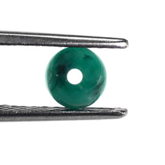 EMERALD PLAIN ROUND BALLS (FULL DRILL 1.50MM)6MM 1.44 Cts.