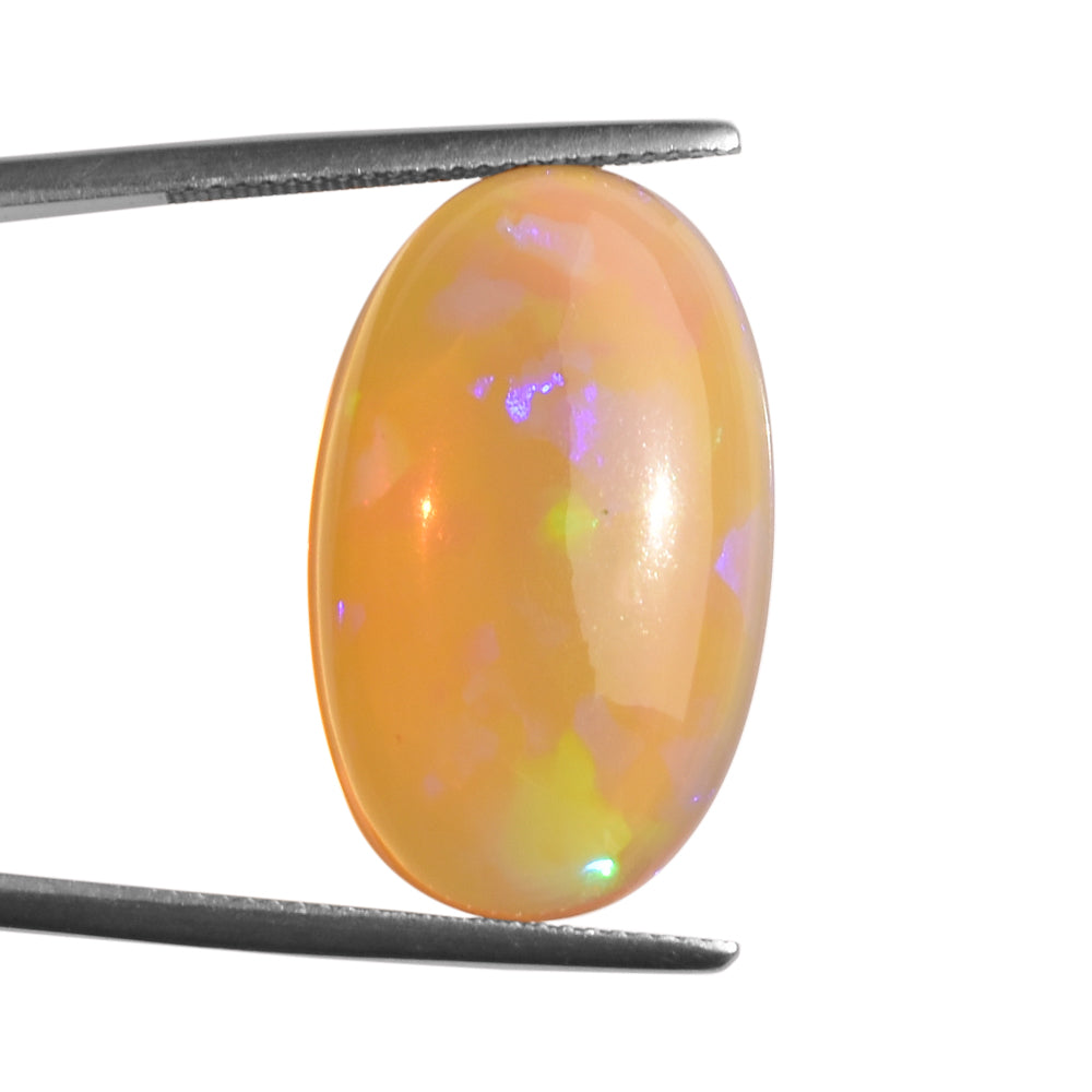 ETHIOPIAN OPAL PLAIN OVAL CAB 25.50X15.50 MM 13.70 Cts.