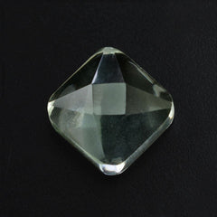 GREEN AMETHYST STAR CUT SQUARE CAB 8MM 3.00 Cts.