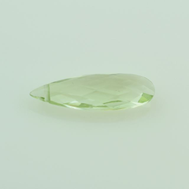 GREEN AMETHYST BRIOLETTE PEAR (FULL DRILL) 24X8MM 5.87 Cts.