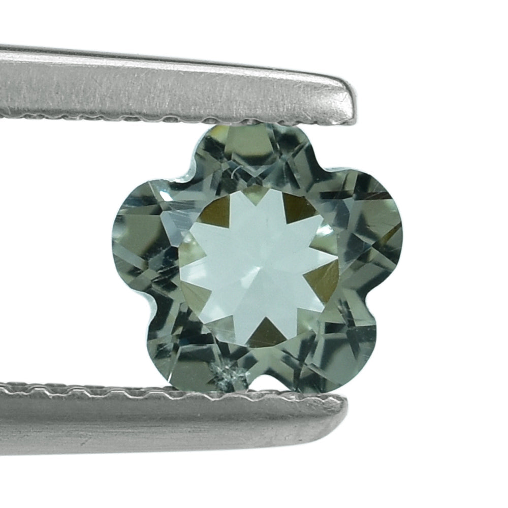 GREEN AMETHYST CUT FLOWER LEAF (C-1) (THICKNESS:-3.60-4.00MM) 6MM 0.78 Cts.