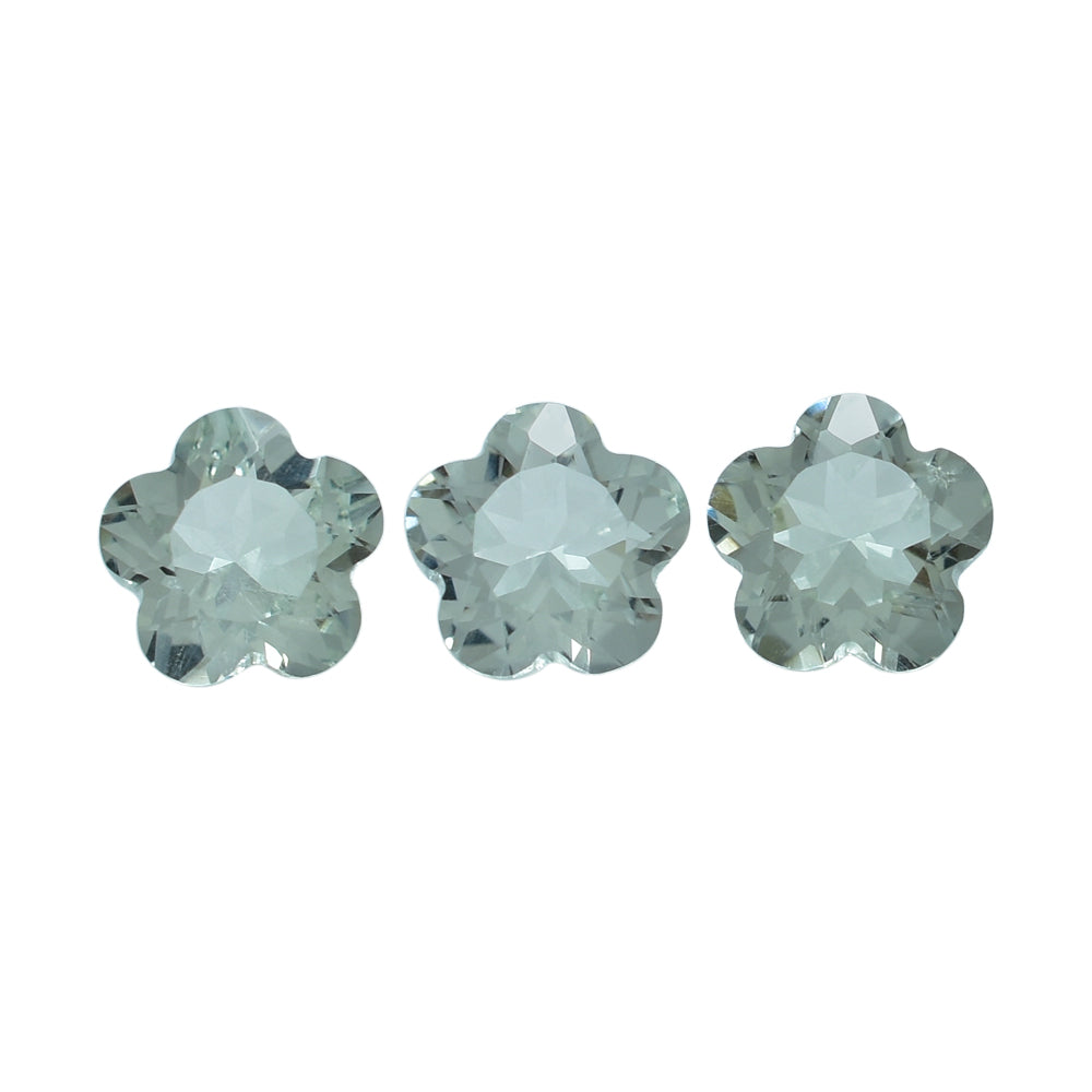 GREEN AMETHYST CUT FLOWER LEAF (C-1) (THICKNESS:-3.60-4.00MM) 6MM 0.78 Cts.