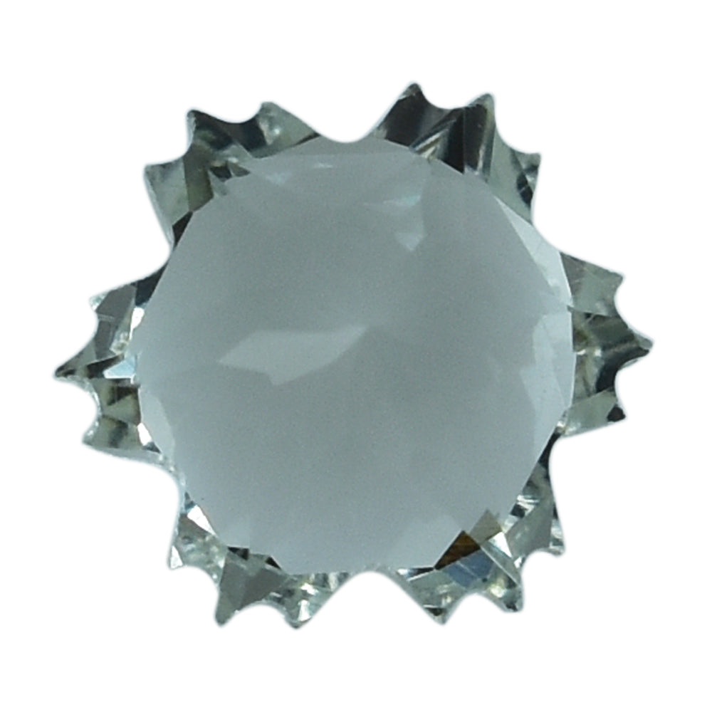 GREEN AMETHYST CUT SNOWFLAKE SHAPE 6MM (C-1) (THICKNESS:-4.50MM) 0.83 Cts.