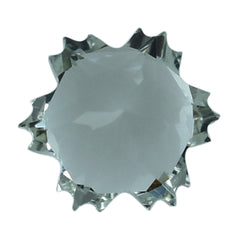 GREEN AMETHYST CUT SNOWFLAKE SHAPE 6MM (C-1) (THICKNESS:-4.50MM) 0.83 Cts.