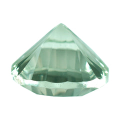 GREEN AMEHTYST CONCAVE CUT CUSHION (DES#71) 12MM 6.47 Cts.
