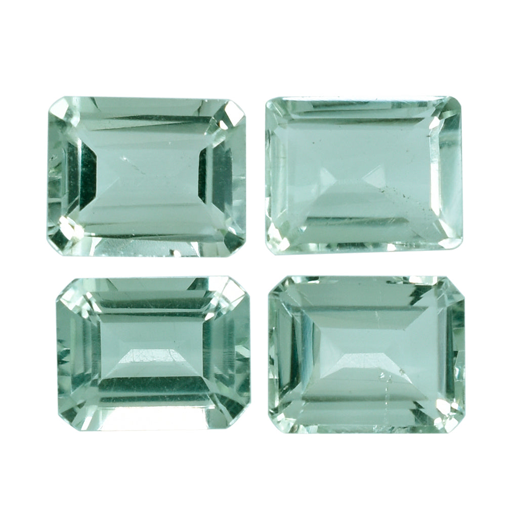 GREEN AMEHTYST CUT OCTAGON 10X8MM 3.14 Cts.
