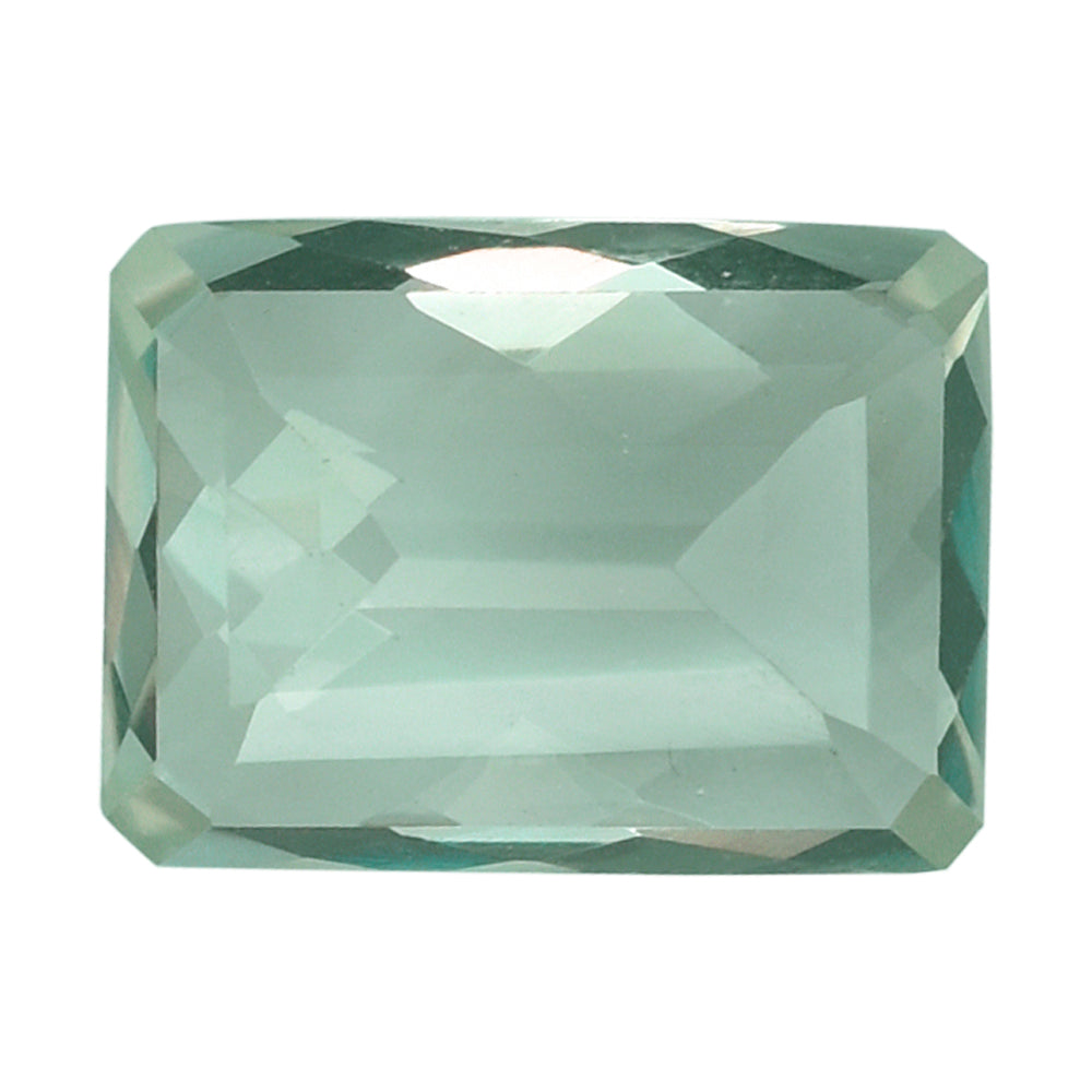 GREEN AMEHTYST CHECKER CUT OCTAGON 16X12MM 10.85 Cts.