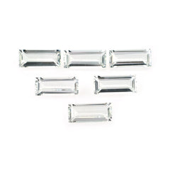 GREEN AMETHYST STEP CUT BAGUETTE (C-3/CLEAN) 7X3MM 0.36 Cts.