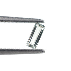 GREEN AMETHYST STEP CUT BAGUETTE (C-3/CLEAN) 5X2MM 0.14 Cts.