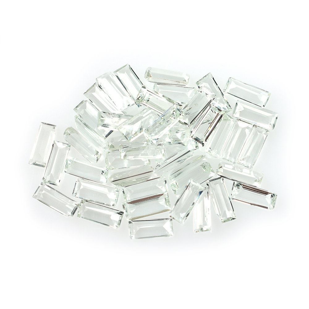 GREEN AMETHYST STEP CUT BAGUETTE (C-3/CLEAN) 5X2MM 0.14 Cts.