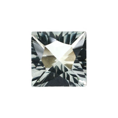 GREEN AMETHYST SCALLOPED TABLE CUT TOP SQUARE (SPECIAL/CLEAN) 8X8MM 2.45 Cts.