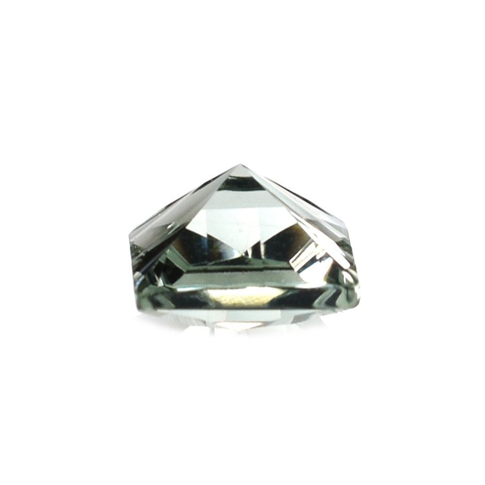 GREEN AMETHYST SCALLOPED TABLE CUT TOP SQUARE (SPECIAL/CLEAN) 8X8MM 2.45 Cts.