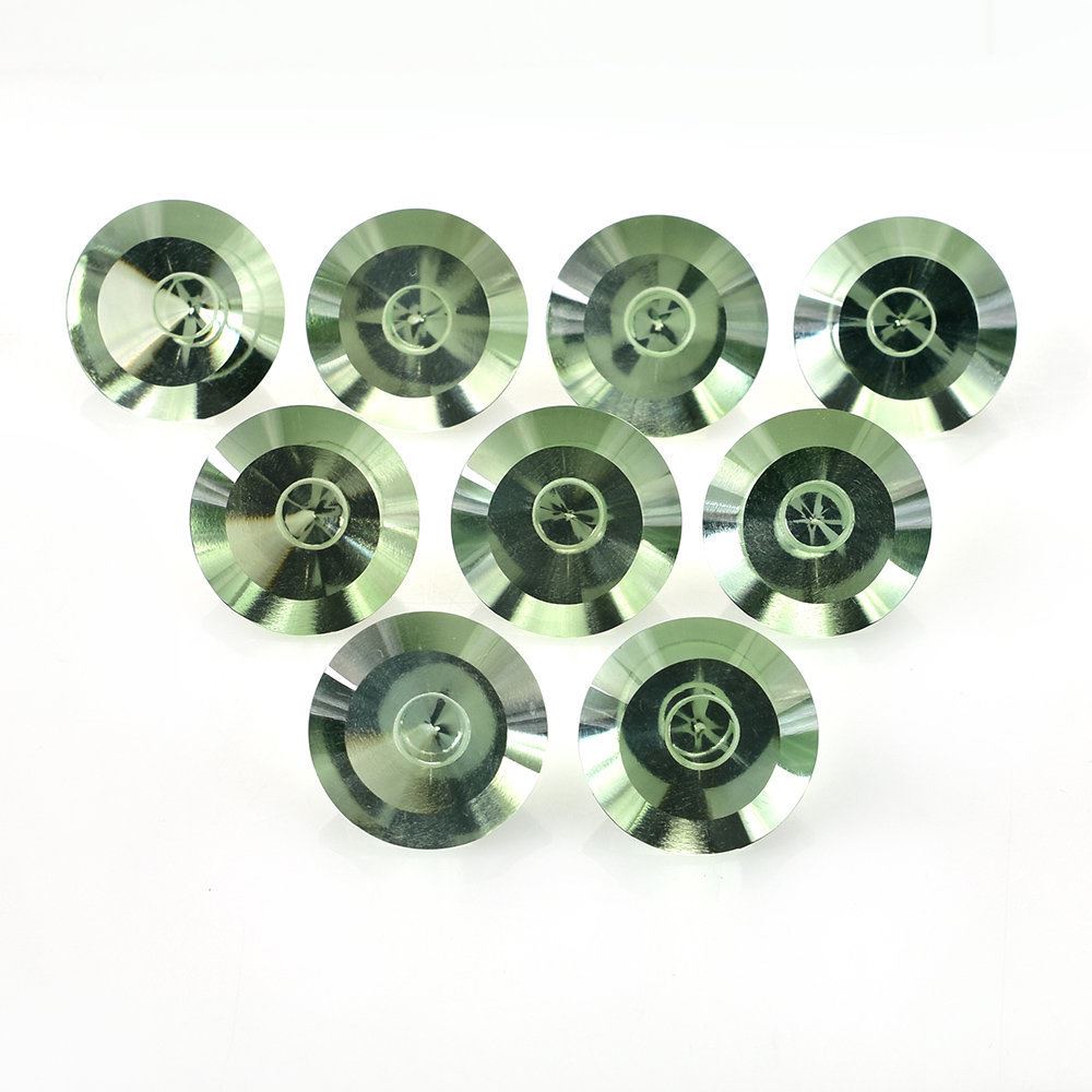 GREEN AMETHYST SPIRAL CUT ROUND (SUPER/CLEAN) 15.00X15.00MM 10.07 Cts.