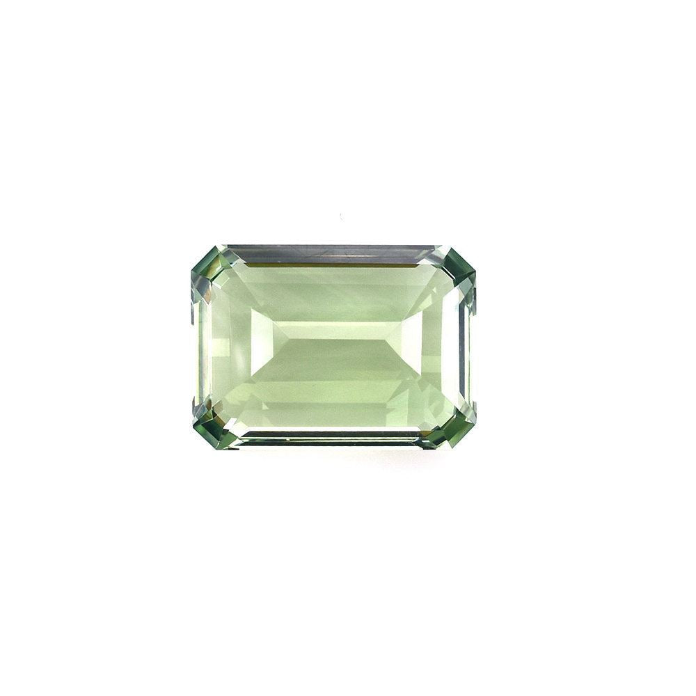 GREEN AMETHYST STEP CUT OCTAGON (SUPER/CLEAN) 18.00X13.00MM 15.59 Cts.