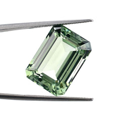 GREEN AMETHYST STEP CUT OCTAGON (SUPER/CLEAN) 18.00X13.00MM 15.59 Cts.