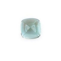 GREEN AMETHYST SUGARLOAF CUSHION CAB (C3/HI) 12.00X12.00MM 8.55 Cts.