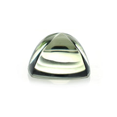 GREEN AMETHYST SUGARLOAF CUSHION CAB (SUPER/CLEAN) 10.00X10.00MM 4.19 Cts.