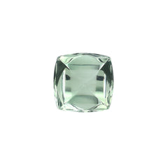GREEN AMETHYST SUGARLOAF CUSHION CAB (SUPER/CLEAN) 10.00X10.00MM 4.19 Cts.