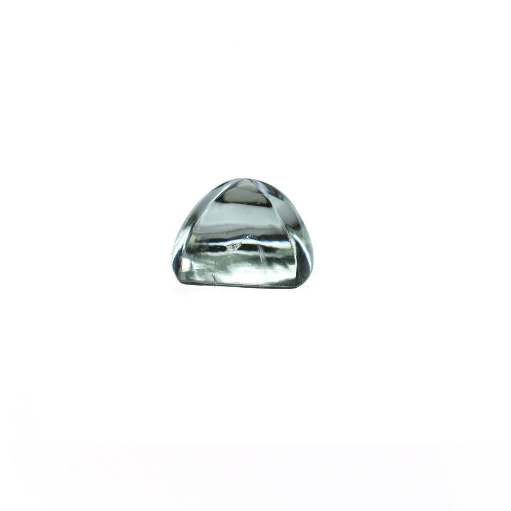 GREEN AMETHYST SUGARLOAF CUSHION CAB (SUPER/HI) 10.00X10.00MM 5.03 Cts.