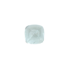 GREEN AMETHYST SUGARLOAF CUSHION CAB (C1/HI) 10.00X10.00MM 5.19 Cts.