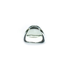 GREEN AMETHYST SUGARLOAF CUSHION CAB (C3/CLEAN) 10.00X10.00MM 5.19 Cts.