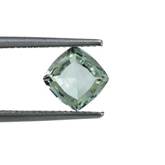GREEN AMETHYST STEP CUT CUSHION (NORMAL)(CLEAN) 7.00X7.00 MM 1.60 CTS