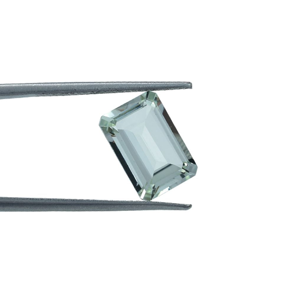 GREEN AMETHYST STEP CUT OCTAGON (C-2)(CLEAN) 12.00X8.00 MM 3.60 CTS