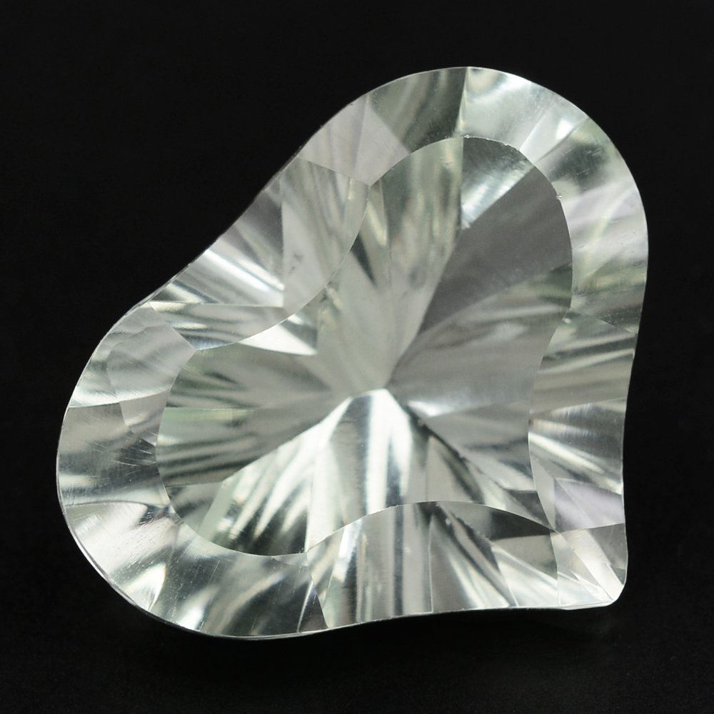 GREEN AMETHYST SPADE 20X16MM 13.86 Cts.