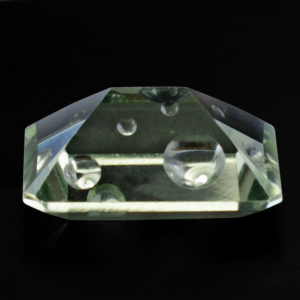 GREEN AMETHYST SUPPER BUBBLE OCTAGON 16X12MM 9.41 Cts.