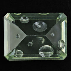 GREEN AMETHYST SUPPER BUBBLE OCTAGON 16X12MM 9.41 Cts.