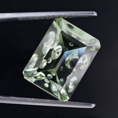GREEN AMETHYST SUPPER BUBBLE OCTAGON 16X12MM 9.41 Cts.