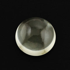 GREEN AMETHYST ROUND CAB 7MM 1.28 Cts.