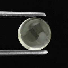 GREEN AMETHYST ROUND CAB 7MM 1.28 Cts.