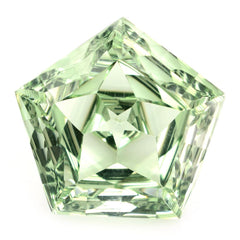 GREEN AMETHYST STAR PENTAGON (DES#95) (SUPER EXTRA) 15MM 10.00 Cts.