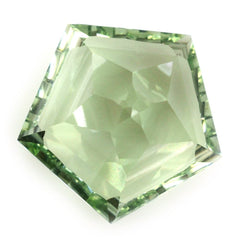 GREEN AMETHYST STAR PENTAGON (DES#95) (SUPER EXTRA) 15MM 10.00 Cts.