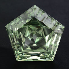 GREEN AMETHYST STAR PENTAGON (DES#95) (SPECIAL) 15MM 10.60 Cts.