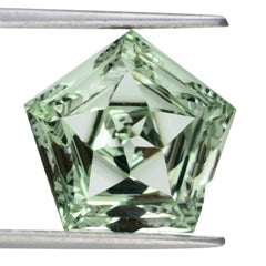 GREEN AMETHYST STAR PENTAGON (DES#95) 15MM 10.62 Cts.
