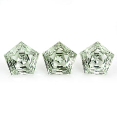 GREEN AMETHYST STAR PENTAGON (DES#95) 15MM 10.62 Cts.