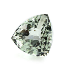 GREEN AMETHYST TRILLION CHOPASA (DES#39) (HALF DRILL) 10MM 5.44 Cts.