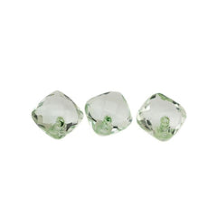 GREEN AMETHYST BRIOLETTE CUSHION (FULL DRILL) 6MM 0.87 Cts.